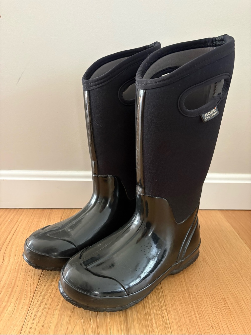 Bogs Black Tall Waterproof Neoprene Boots